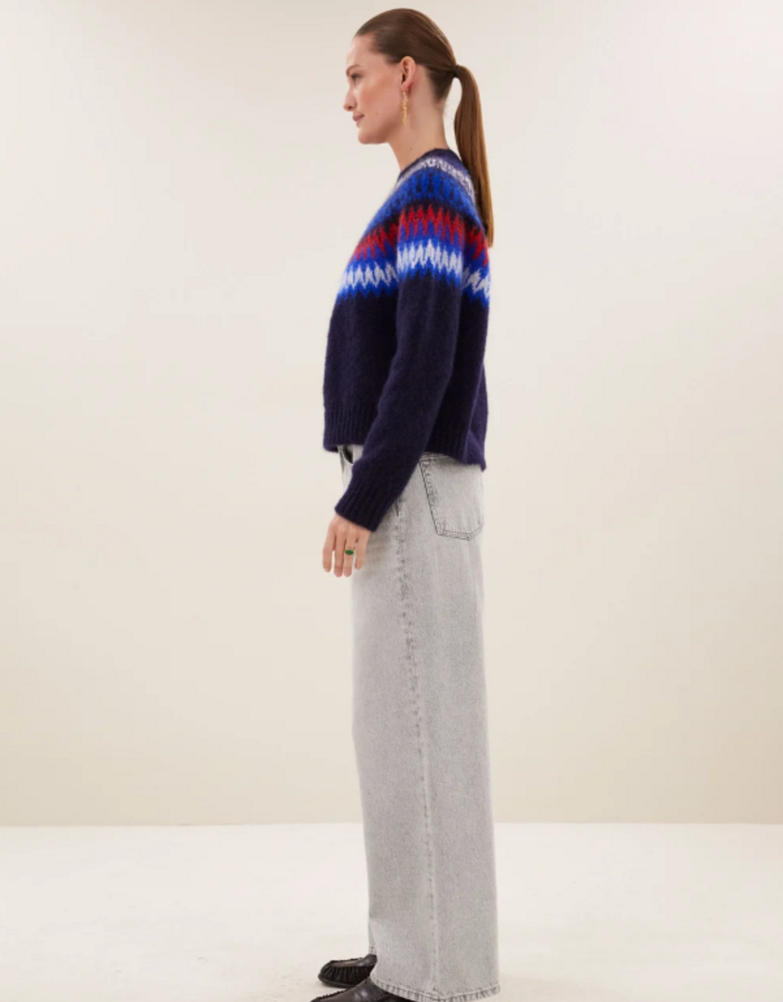 By Bar Jackie Pullover Midnight