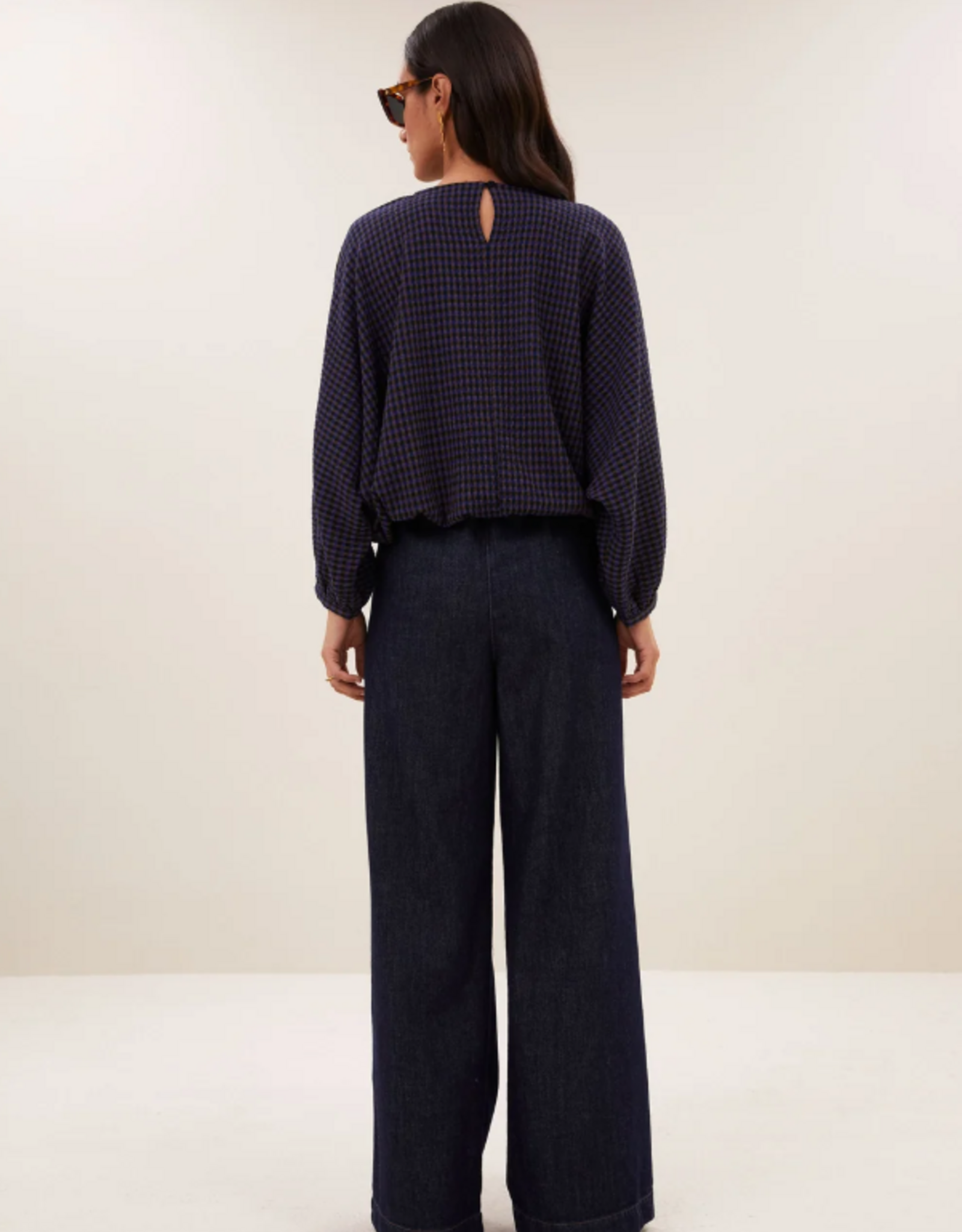 By Bar Gaya Blouse Galaxy Check