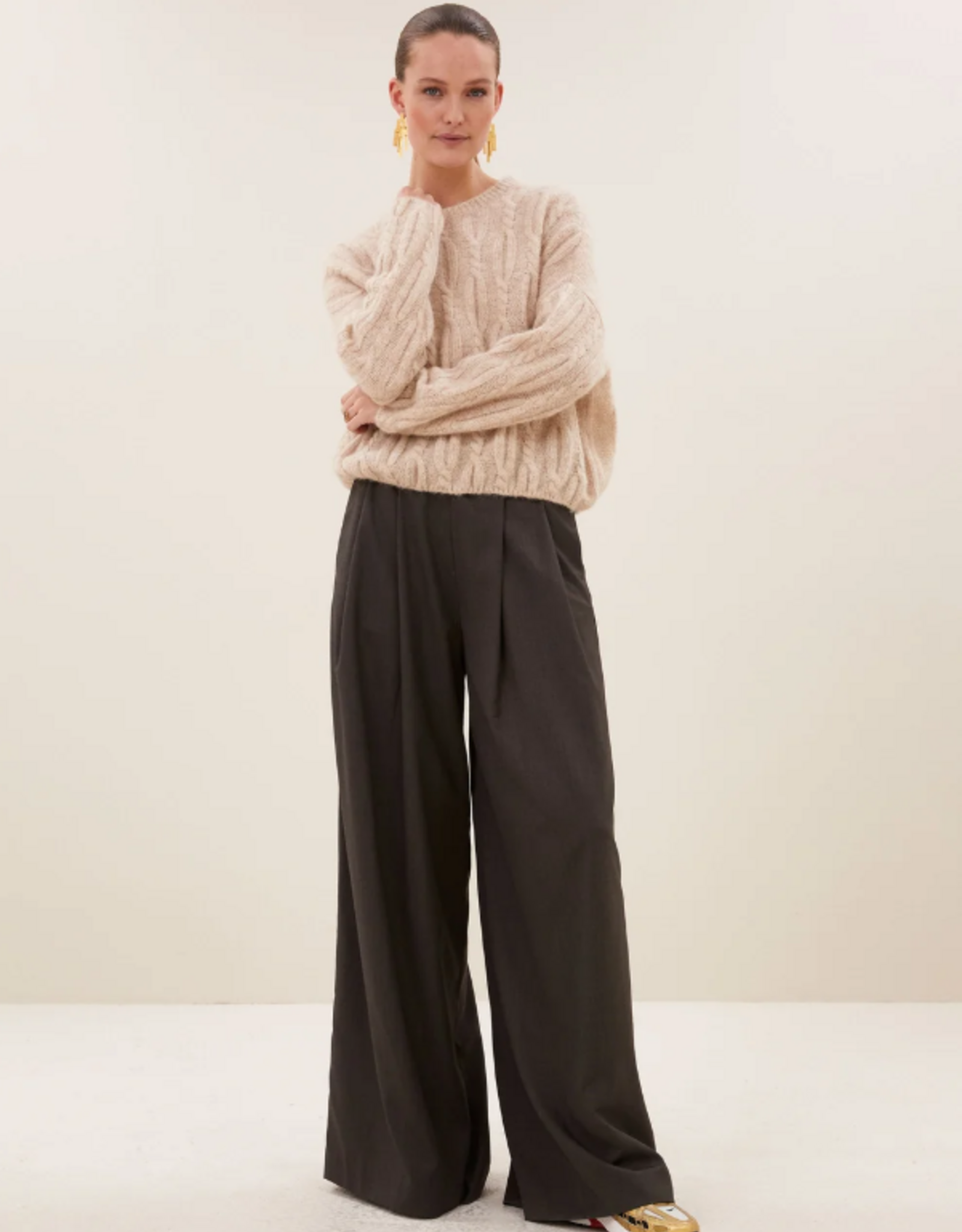 By Bar Sef Pants Dark Brown