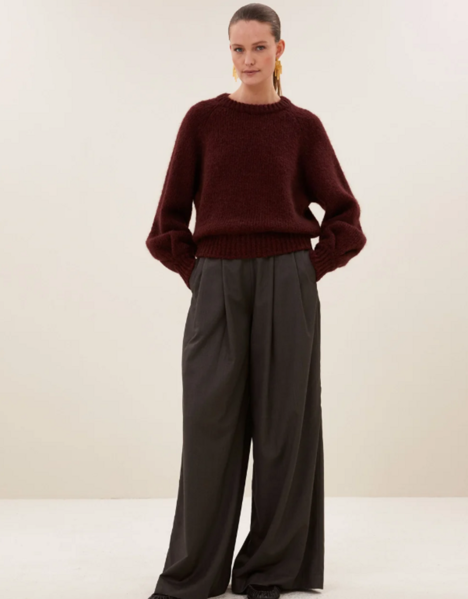 By Bar Sef Pants Dark Brown