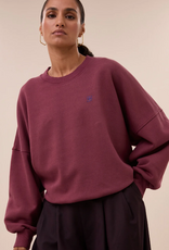 By Bar Malyn Logo Sweater Burgundy Crush