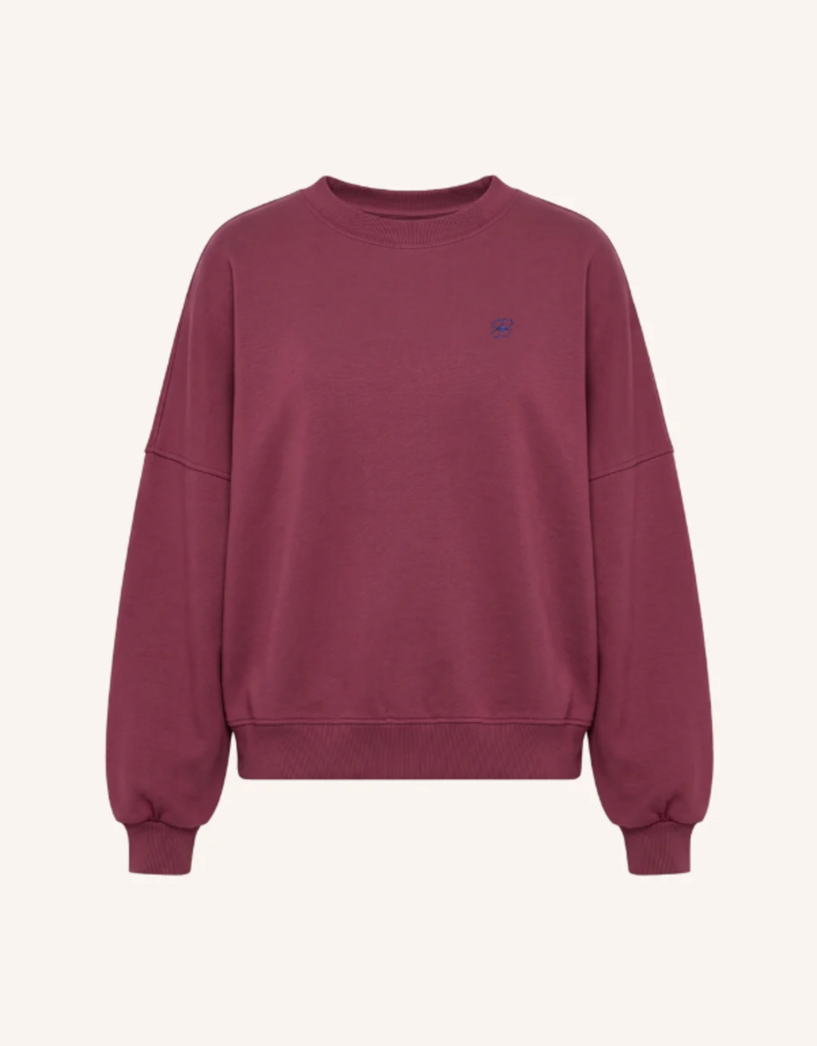 By Bar Malyn Logo Sweater Burgundy Crush