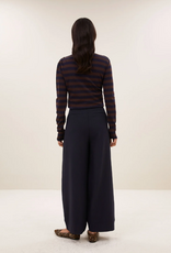 By Bar Leya Big Stripe Top Coffee Bean