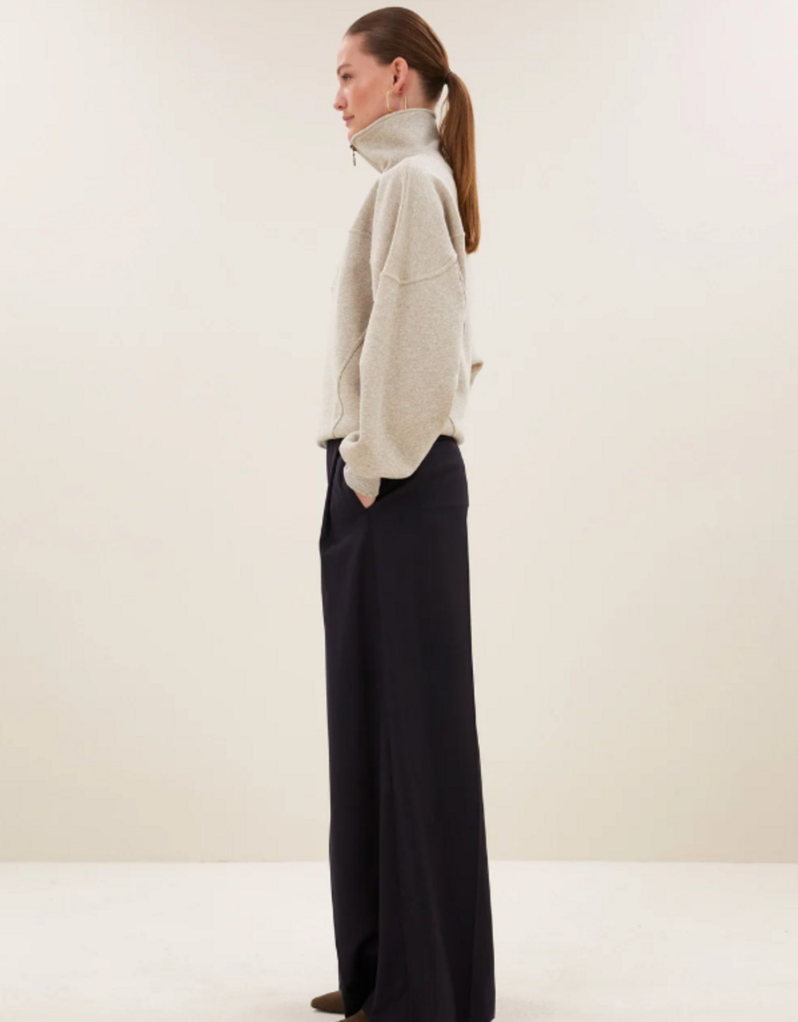 By Bar Roos Sparkle Sweater Gold