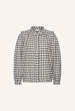 By Bar Maia Check Blouse Ash Grey