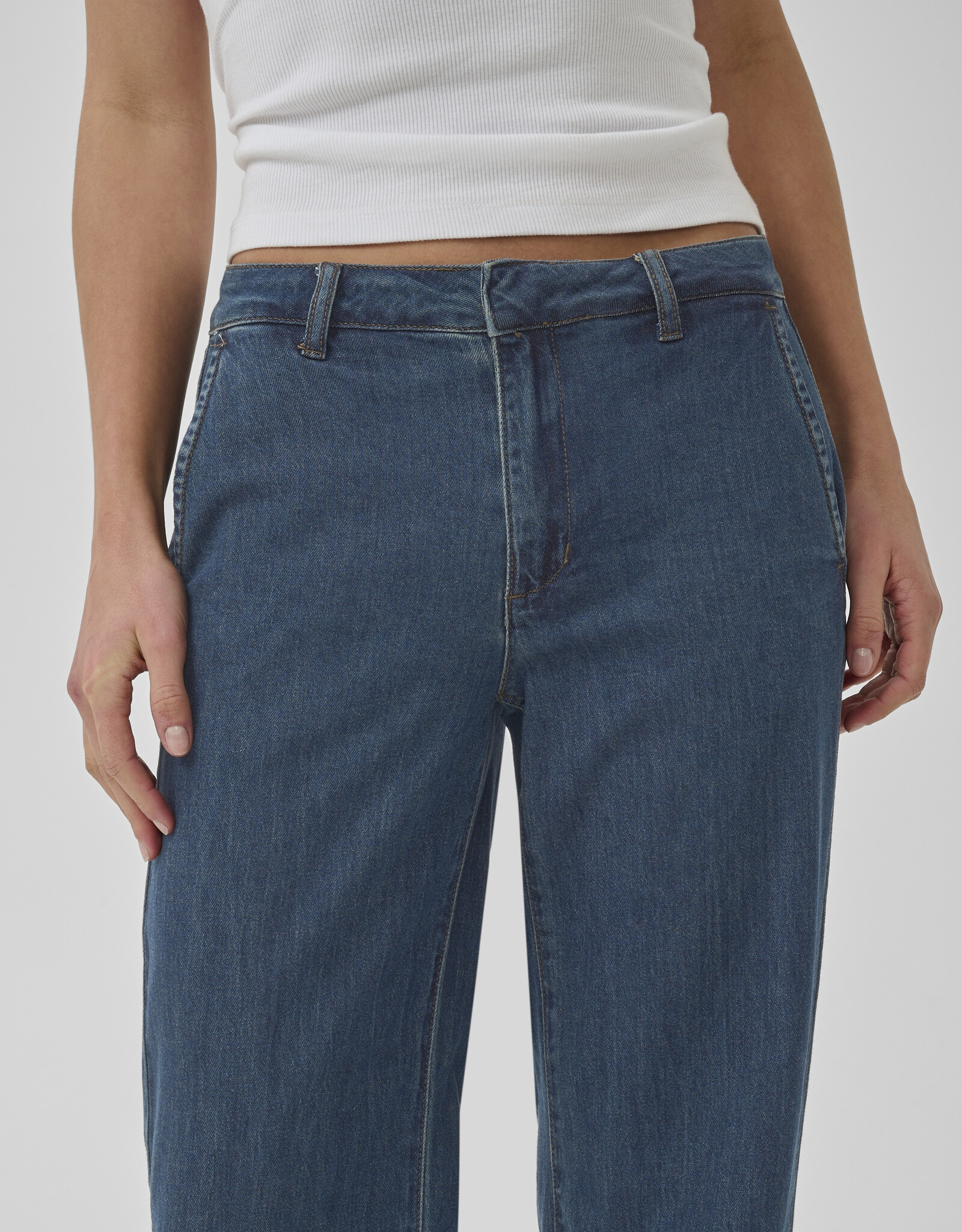 My Essential Wardrobe The Lara 115 Pant Dark Blue L32
