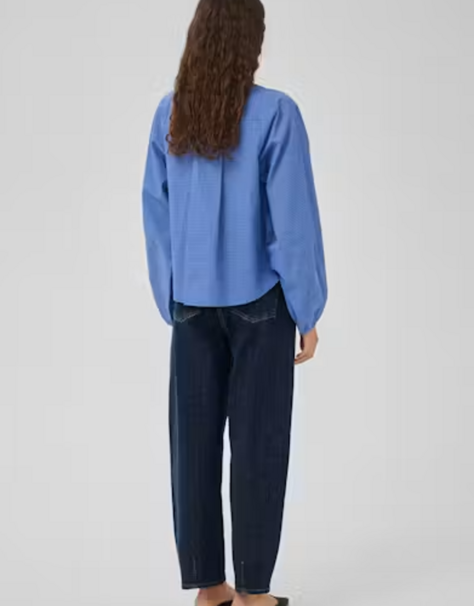 My Essential Wardrobe Lucy 187 High Barrel Dark Blue Unwash L29