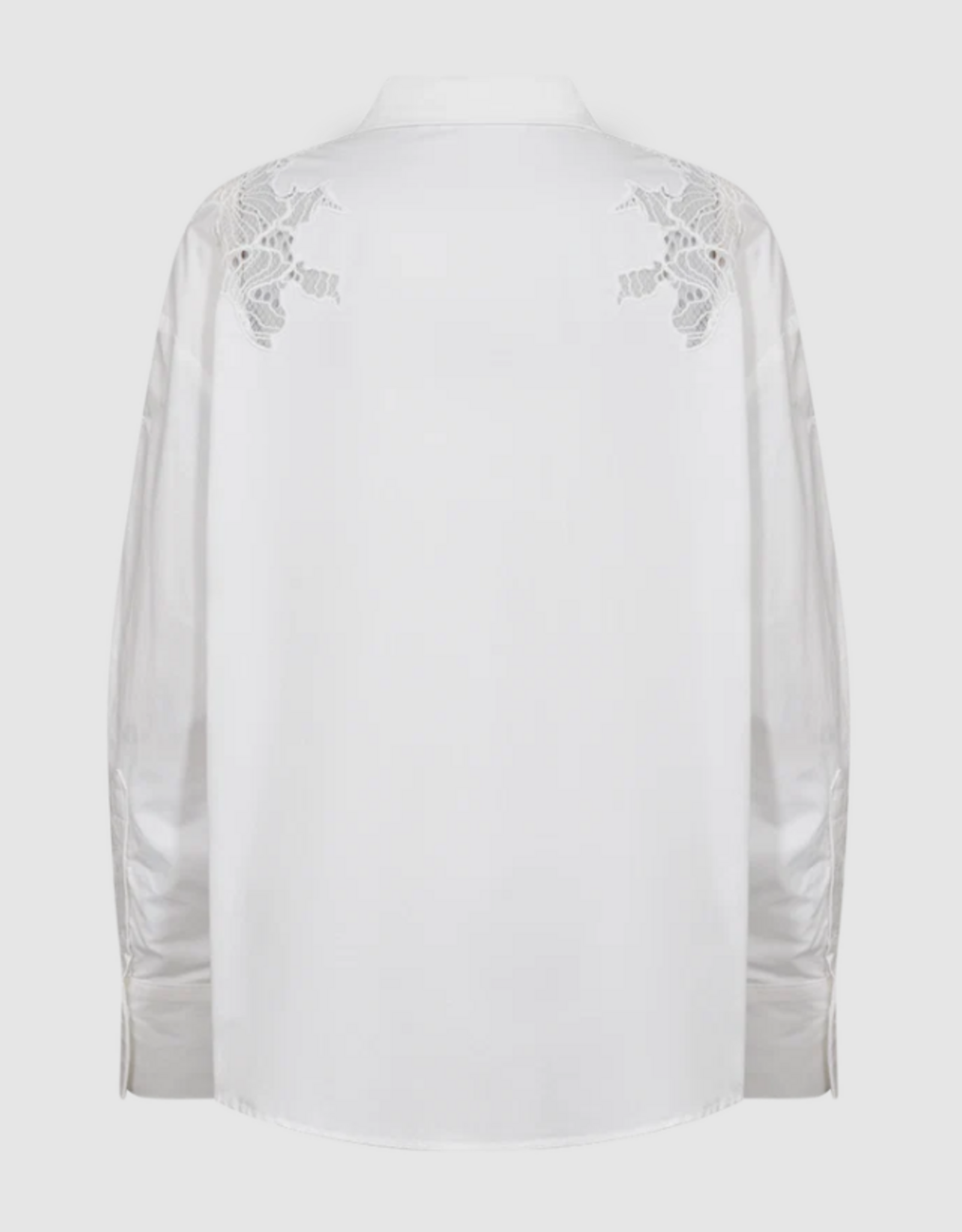 Cph Muse 211484 Shirley Lace Detail Shirt Bright White