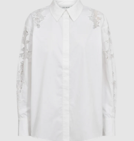 Cph Muse 211484 Shirley Lace Detail Shirt Bright White