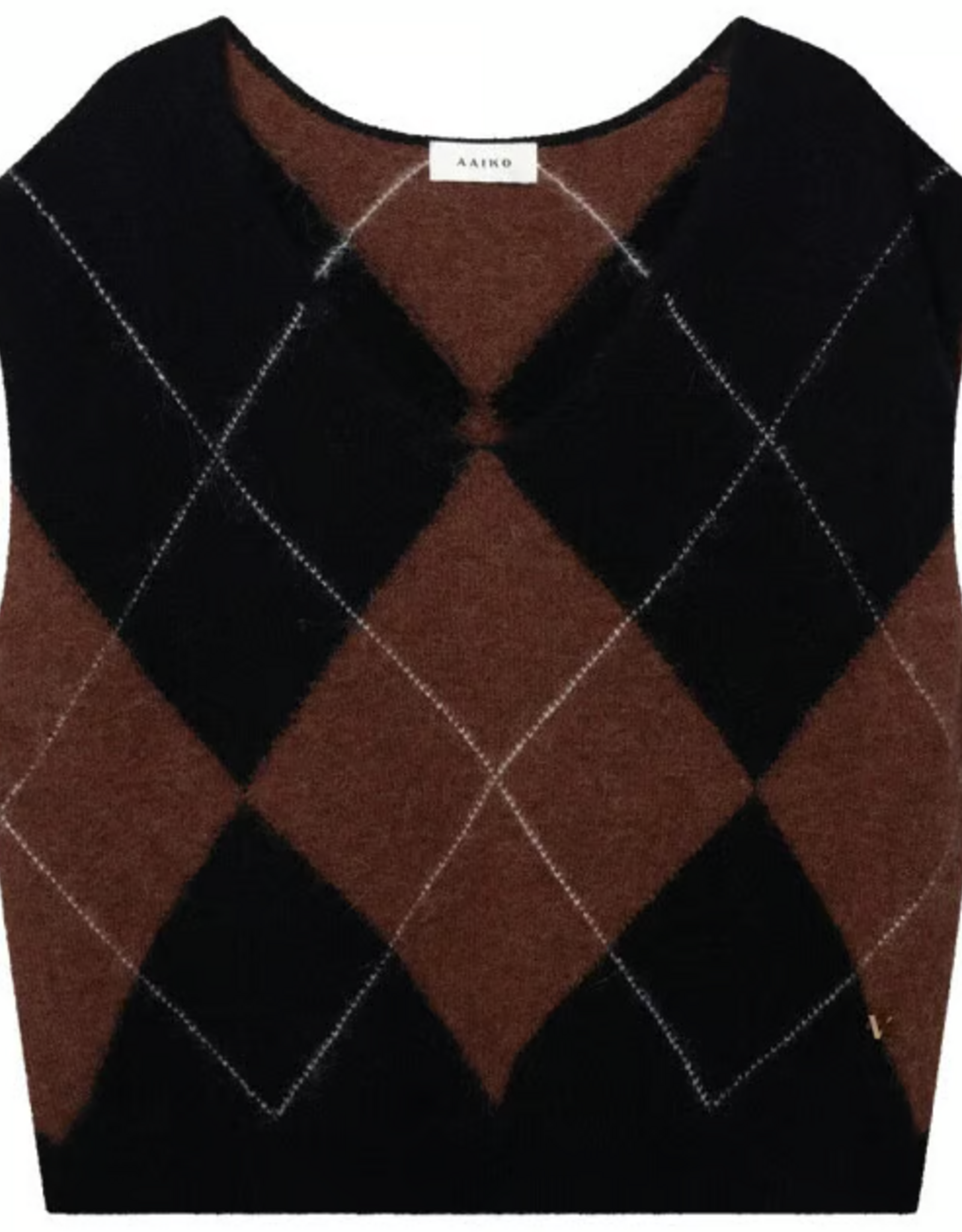 Aaiko Emmy Jacquard Spencer Fudge
