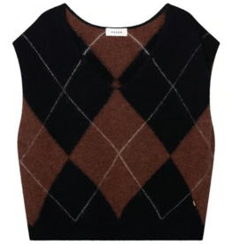 Aaiko Emmy Jacquard Spencer Fudge