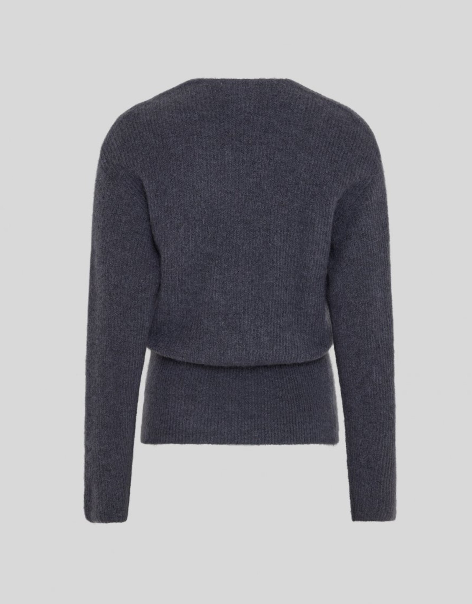 Moss Copenhagen Bondie Hope V Pullover India Ink Melange