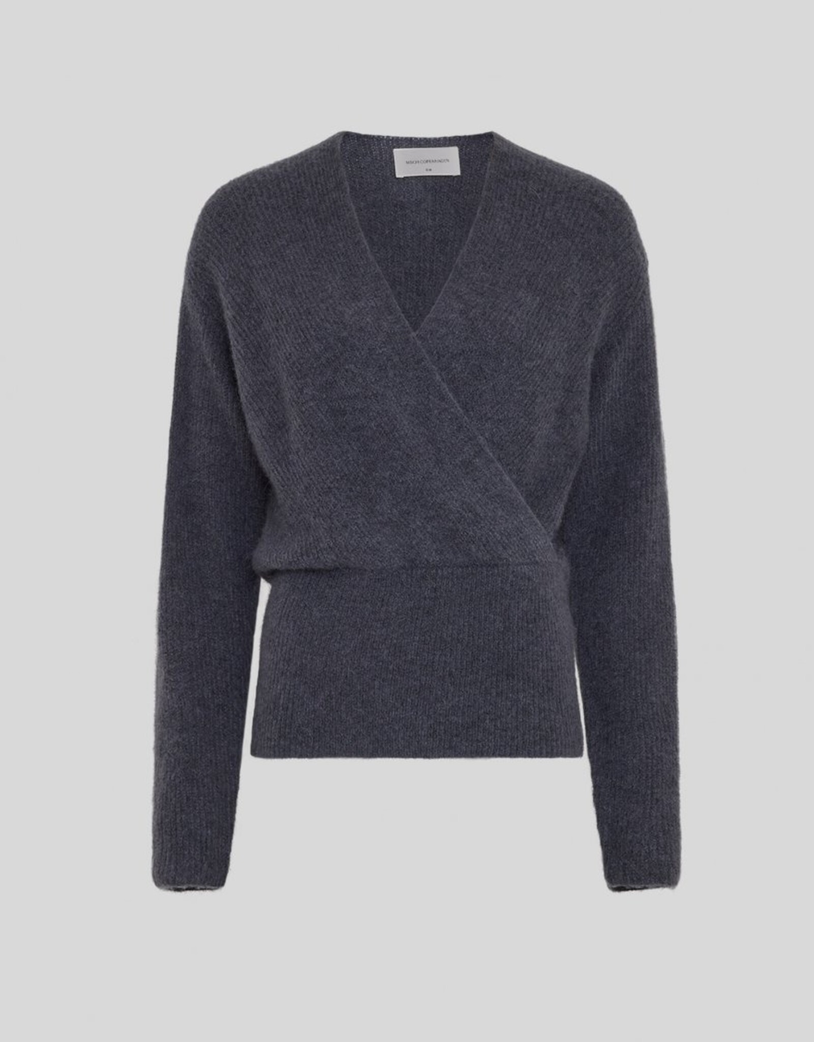 Moss Copenhagen Bondie Hope V Pullover India Ink Melange