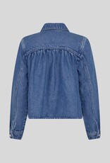Moss Copenhagen Ago Rue Shirt Mid Blue Wash