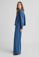 Moss Copenhagen Ago Rue Shirt Mid Blue Wash