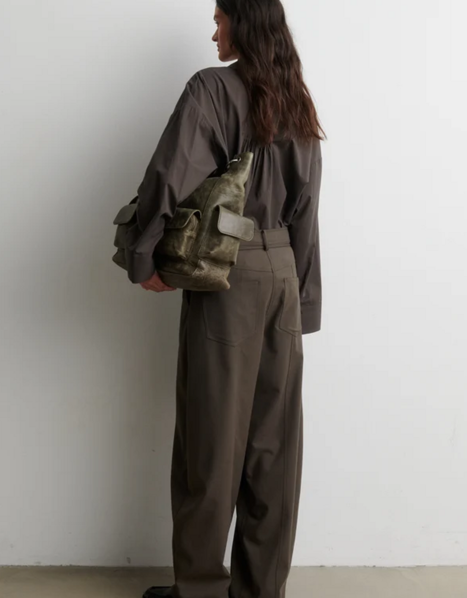 Second Female Blink New Cargo Trousers Black Olive
