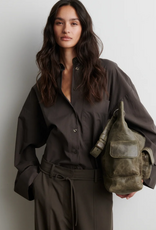 Second Female Lanna Shirt Black Olive