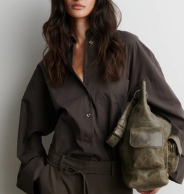 Second Female Lanna Shirt Black Olive