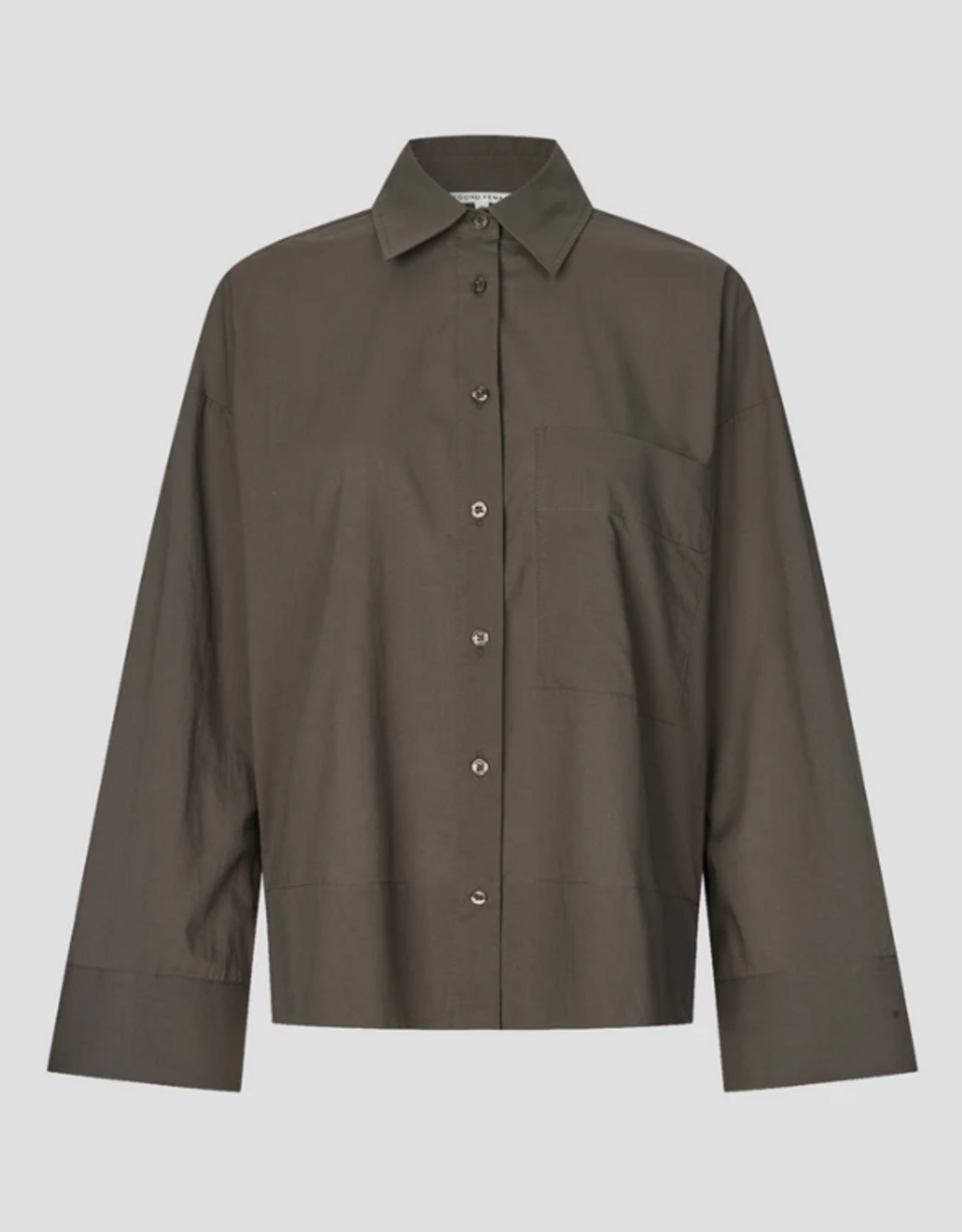 Second Female Lanna Shirt Black Olive