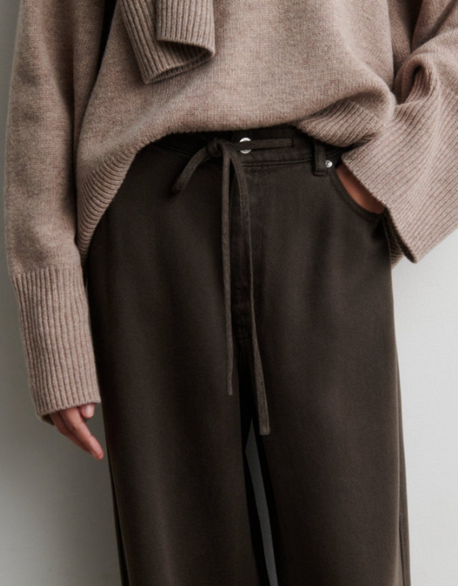 Second Female Irven Denim Jeans Black Olive