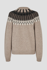 Second Female Arlo Knit O-Neck Beige Melange