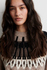 Second Female Arlo Knit O-Neck Beige Melange