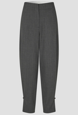 Second Female Anjou Trousers Dark Grey Melange