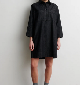 Second Female Dera Denim New Tunic Dress Black