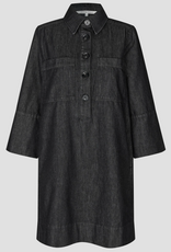 Second Female Dera Denim New Tunic Dress Black