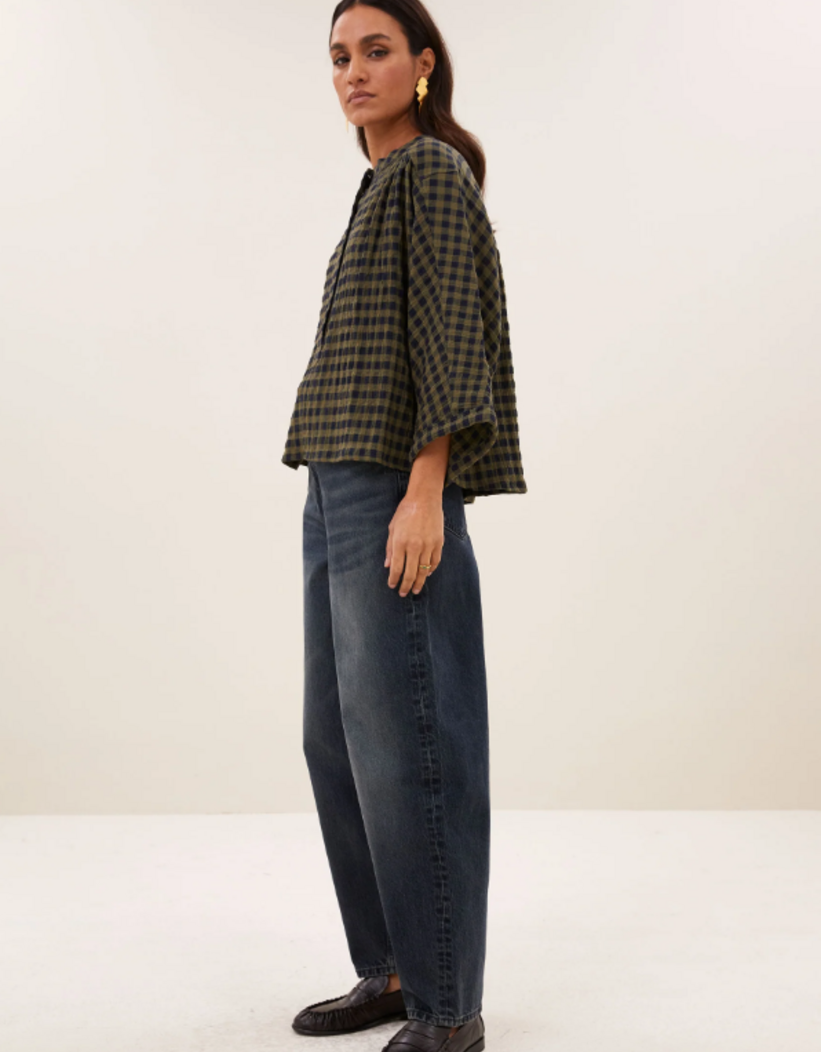 By Bar Baloe Oil Jeans Vintage Oil Blue