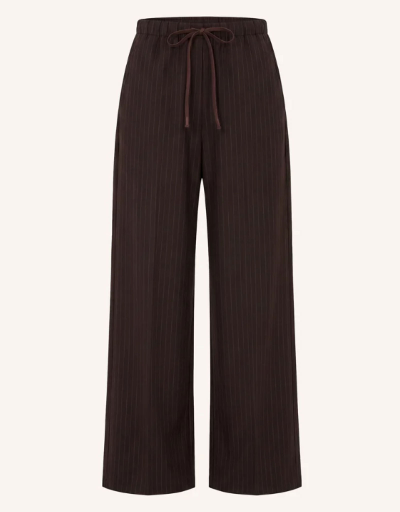 By Bar Pelle Pinstripe Pants Brown