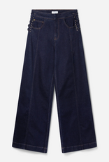 Aaiko Charly Lacing Trousers Denim Blue