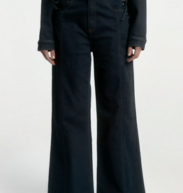 Aaiko Charly Lacing Trousers Denim Blue