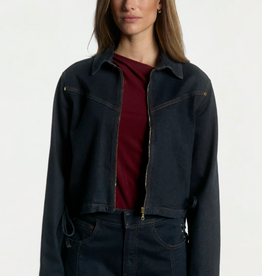 Aaiko Judith Denim Jacket Denim Blue