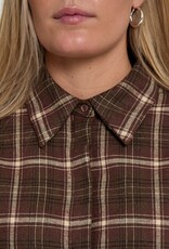 Minus Regine Shirt Andorra Red Checked