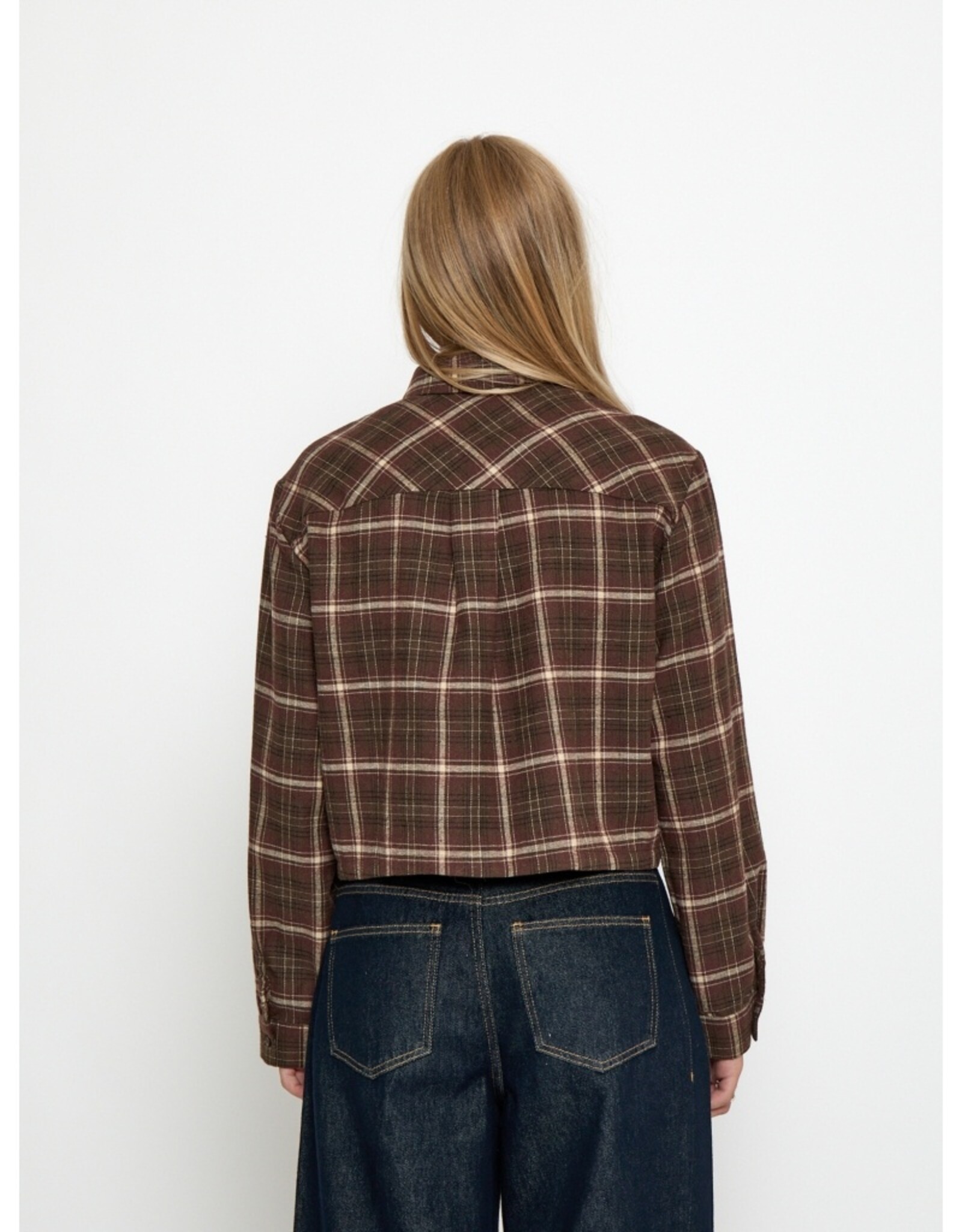 Minus Regine Shirt Andorra Red Checked