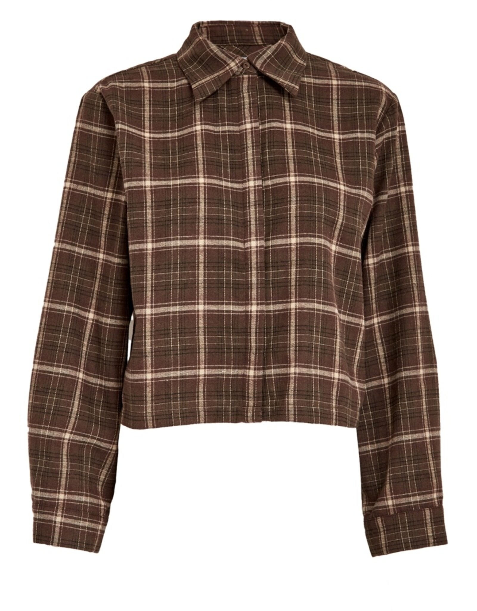 Minus Regine Shirt Andorra Red Checked