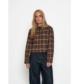 Minus Regine Shirt Andorra Red Checked