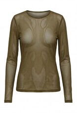 Minus Dajana Long Sleeve Top Beech Green