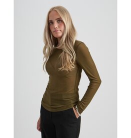 Minus Dajana Long Sleeve Top Beech Green