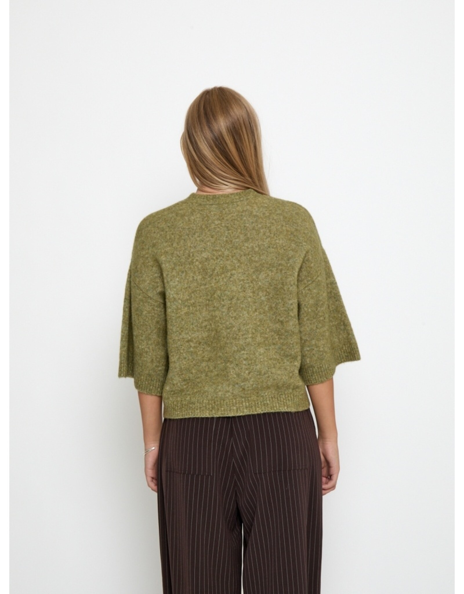 Minus Cheryl Knit Pullover Fir Green Melange