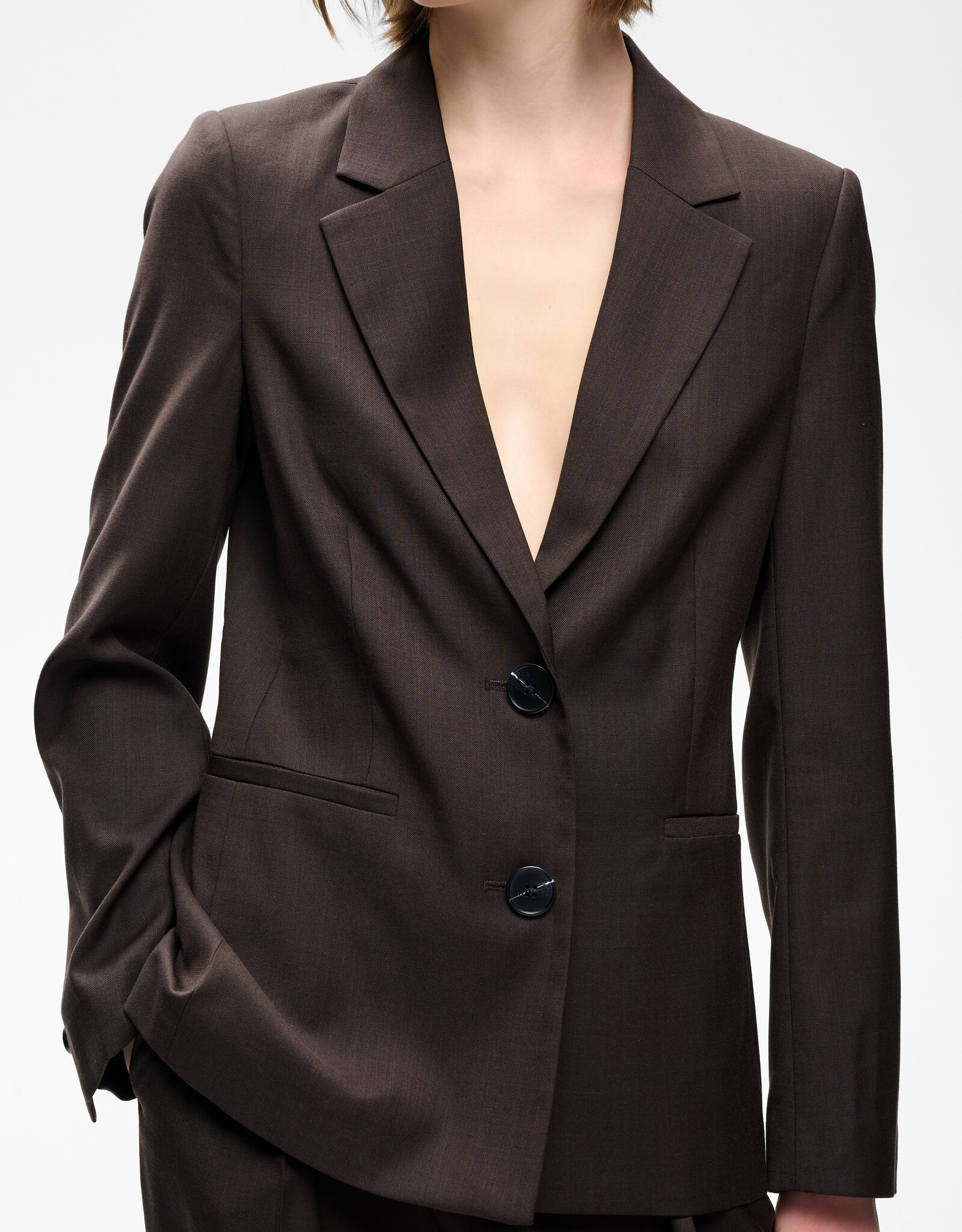 InWear Cadie Mel Core Blazer Chocolate Brown
