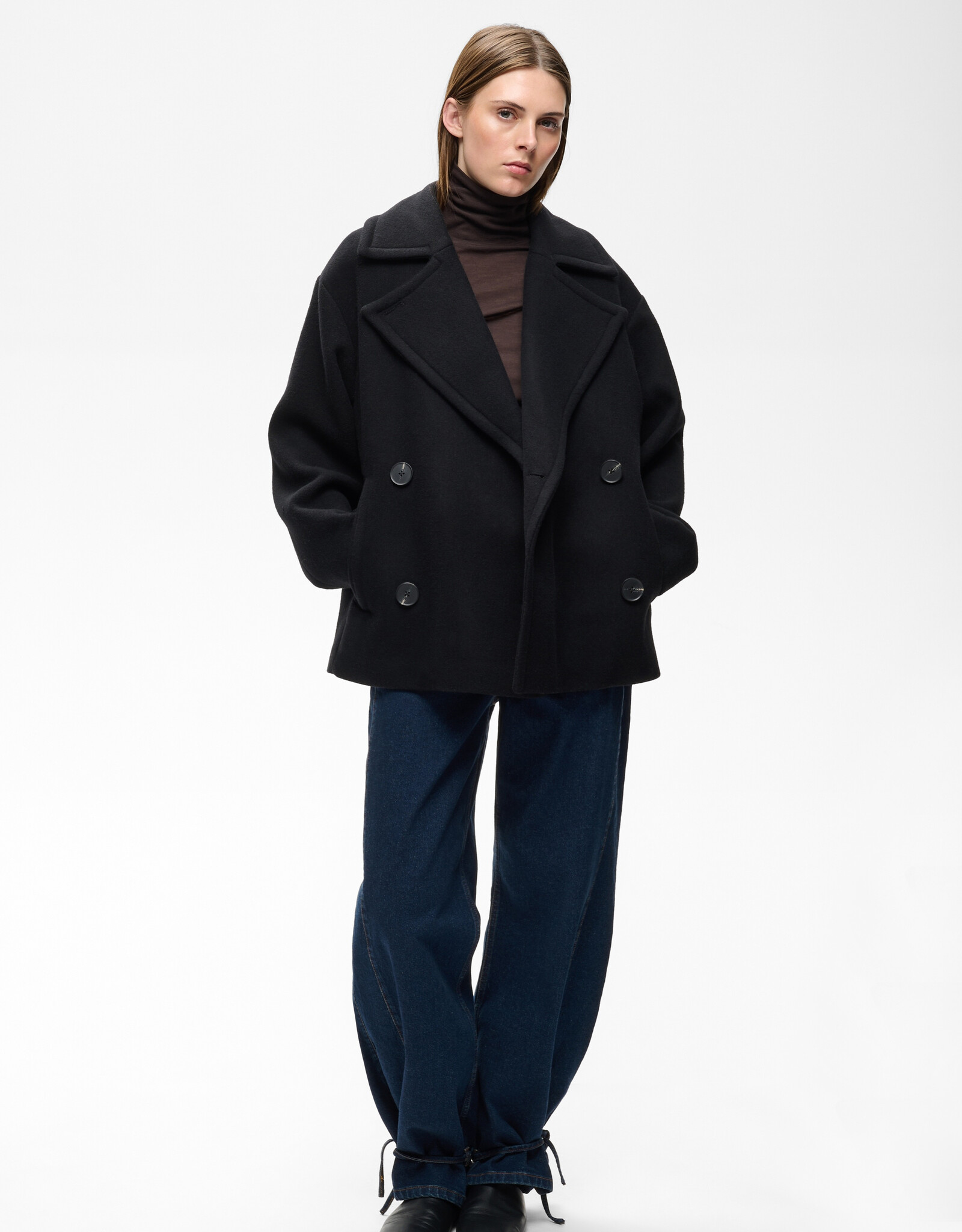 InWear Zorah Short DB Coat Black