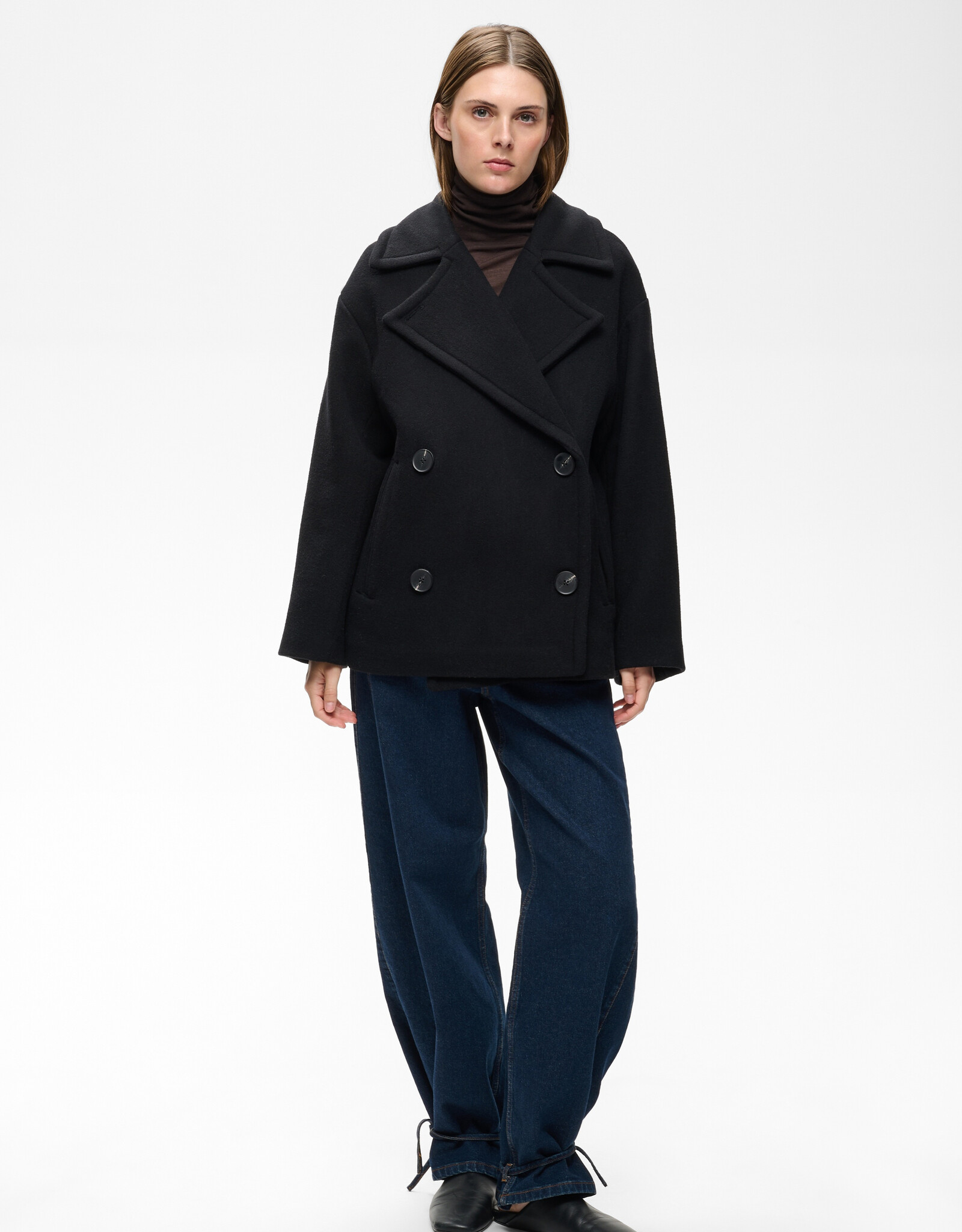 InWear Zorah Short DB Coat Black