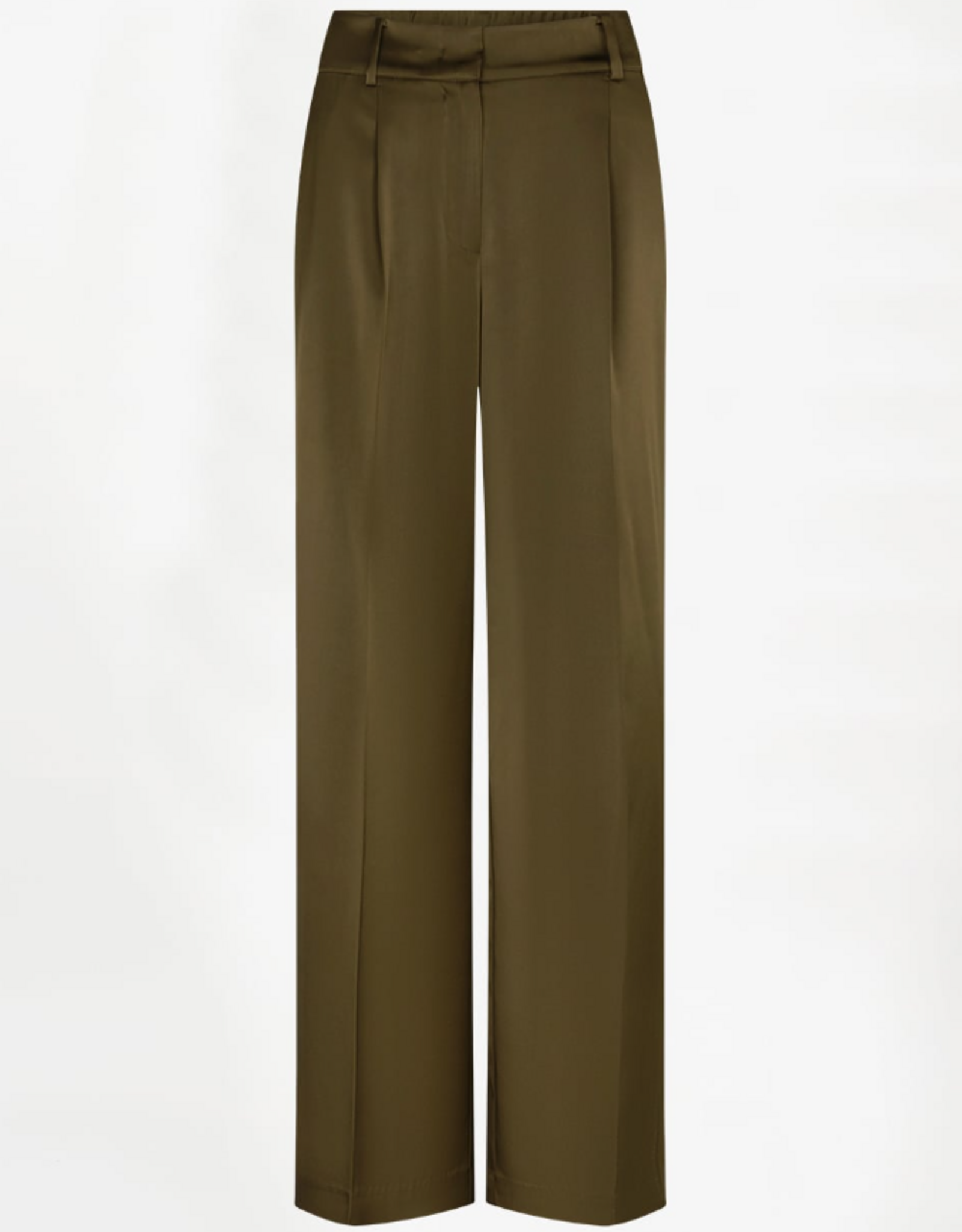 Dante 6 Jules Bold Satin Smart Pants Moss Olive