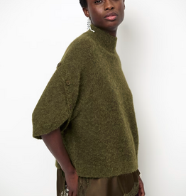 Dante 6 Mahani Cape Sweater Moss Olive