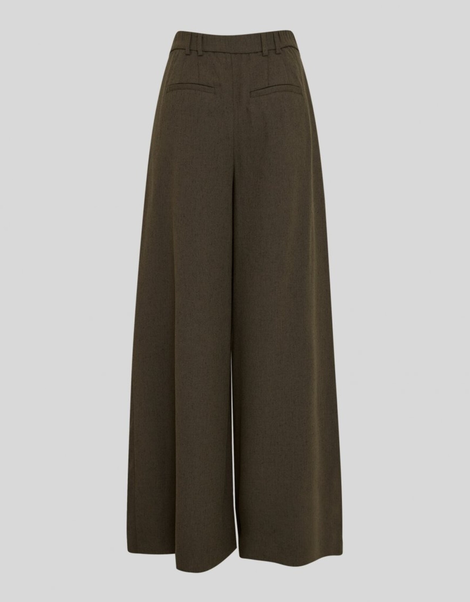 Moss Copenhagen Cabrie HW Pants Forest N Mel