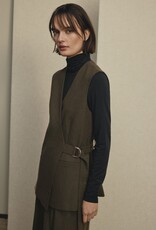 Moss Copenhagen Cabrie Waistcoat Forest N Mel