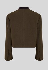 Moss Copenhagen Cabrie Jacket Forest N Mel