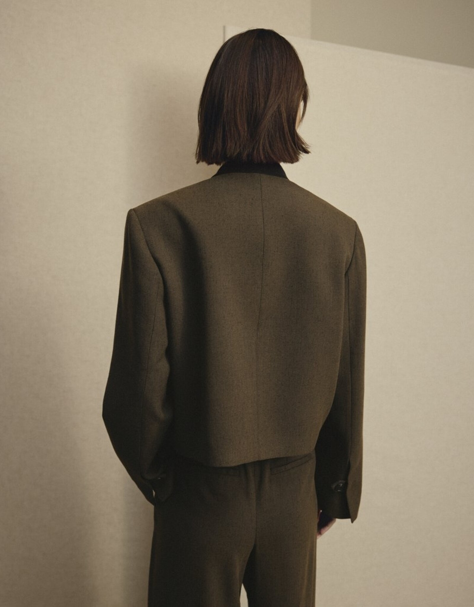 Moss Copenhagen Cabrie Jacket Forest N Mel